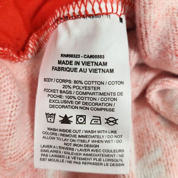 Nike Jogger Sweatpants Womens Size XXL Orange All Over Logo Fleece Lined NEW - Picture 9 of 14